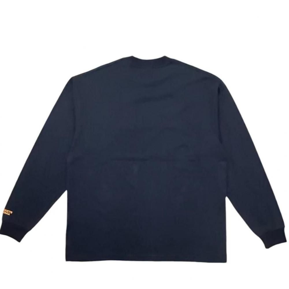 【セール20％OFF】ワンポイントロゴ“ ラギッド ” ロングスリーブシャツ（ネイビーMサイズ）