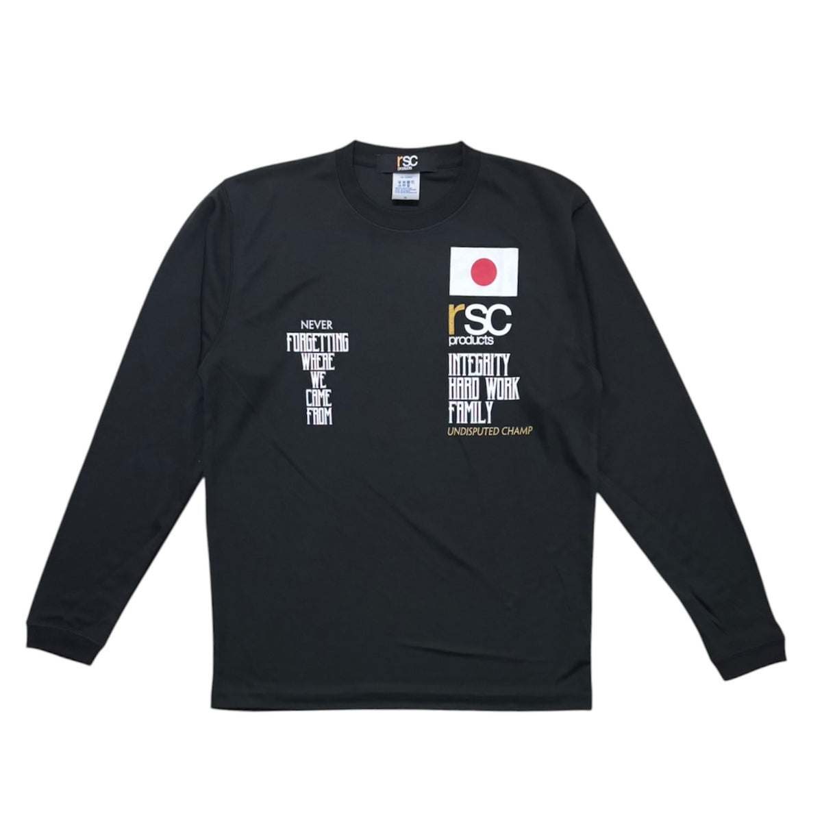 【新作】 Champ日の丸ドライ ロングスリーブ シャツ（全2色）
