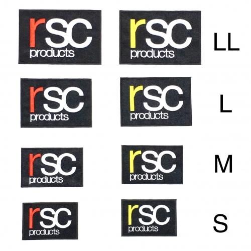 rsc products ロゴ ワッペン  ( M 約7㎝× 11㎝)（全２色）
