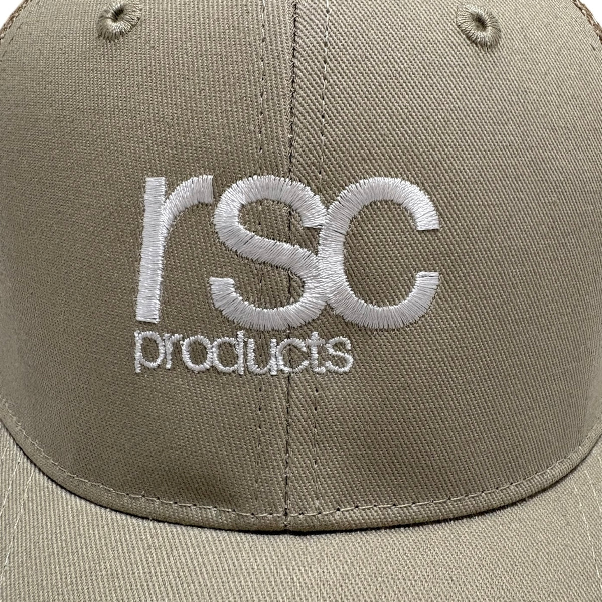rscロゴ刺繍コットンツイル メッシュキャップ