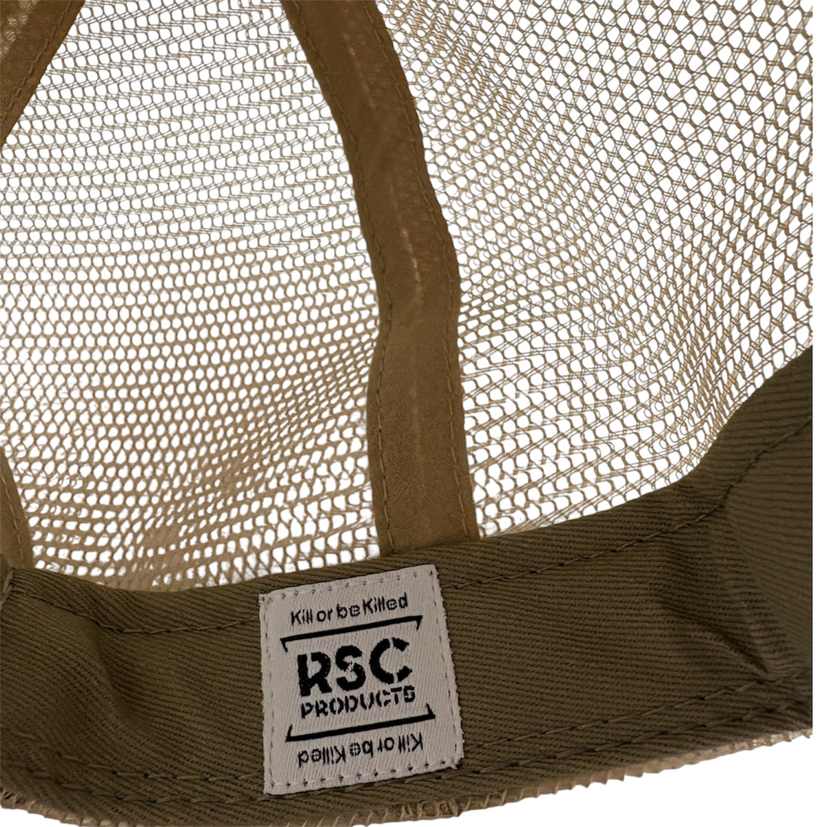 rscロゴ刺繍コットンツイル メッシュキャップ